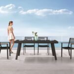 York/D7 Dining Set Ανθρακί