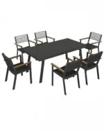 York/D7 Dining Set Ανθρακί - Image 2