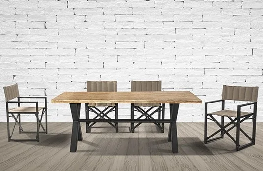 Piazza/W-LUX + X-Fir Table Dining Set