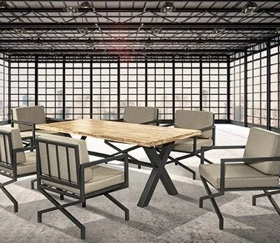 Jolie/P+ X-Fir Table Dining Set SPECIAL