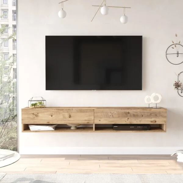 Έπιπλο Τηλεόρασης ArteLibre SONNING Πεύκο Μοριοσανίδα 180×31.6×29.6cm