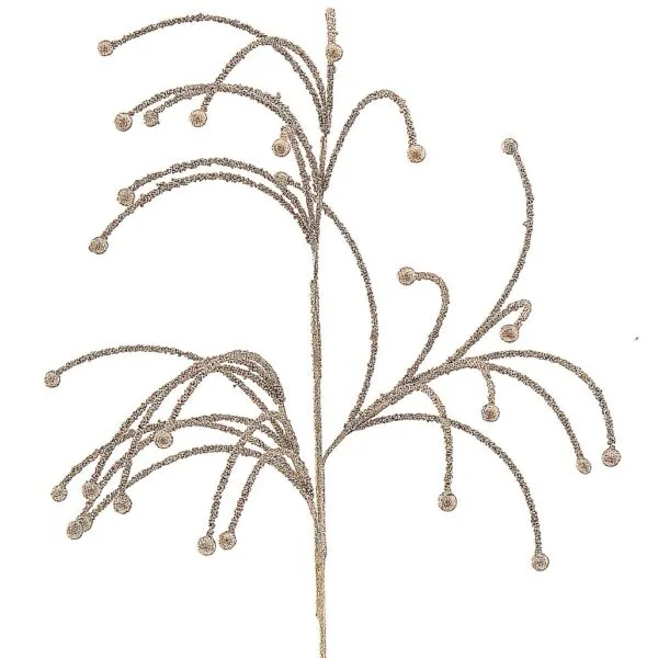 12/144-80cm Κλαδί σε χρώμα σαμπάνιας