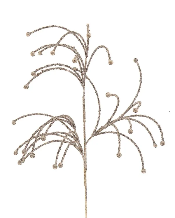 12/144-80cm Κλαδί σε χρώμα σαμπάνιας