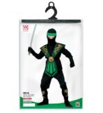 ΠΡΑΣΙΝΟΣ KOMBAT NINJA (ολόσωμη φόρμα, θώρακας, ζώνη, δεσίματα χεριών & ποδιών, μάσκα, κορδέλα) - Image 5