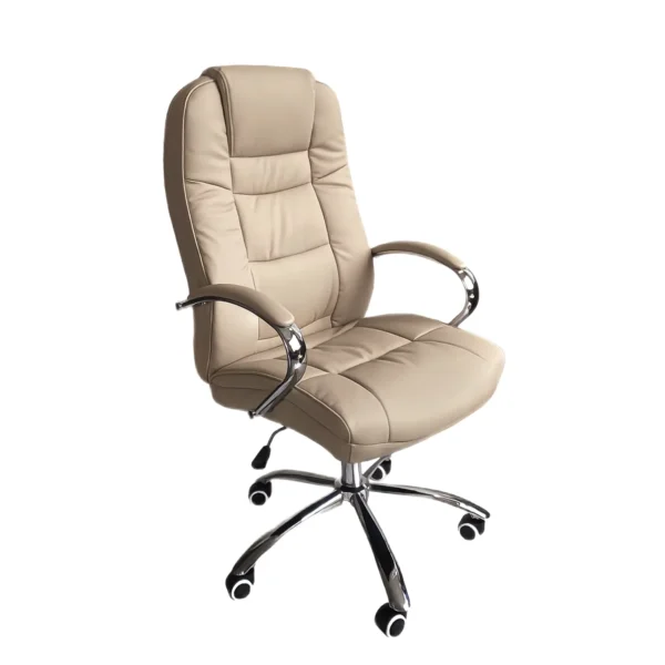 Καρέκλα Γραφείου ArteLibre FALKIRK Μπεζ PU 72×64.5×115-123cm