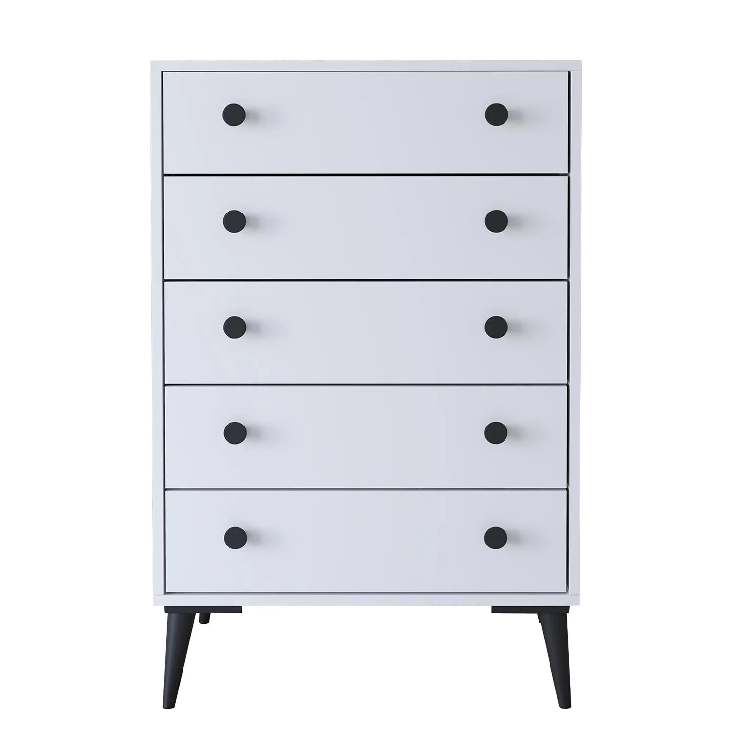 14870045 Συρταριέρα ArteLibre AMARI Λευκό Μοριοσανίδα 72x43x114cm - Image 1