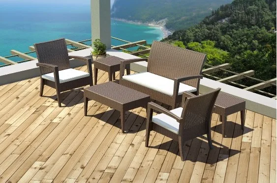 Pacific Lounge Set Καφε*