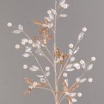12/144-73cm Χρυσό/ασημί κλαδί