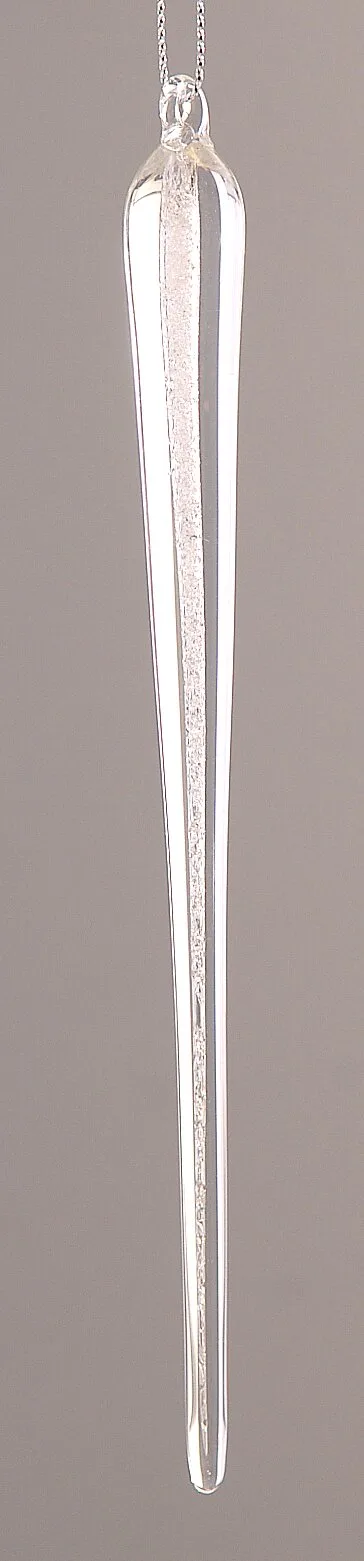 16/96-30cm Γυάλινο παγάκι, διακοσμητικό
