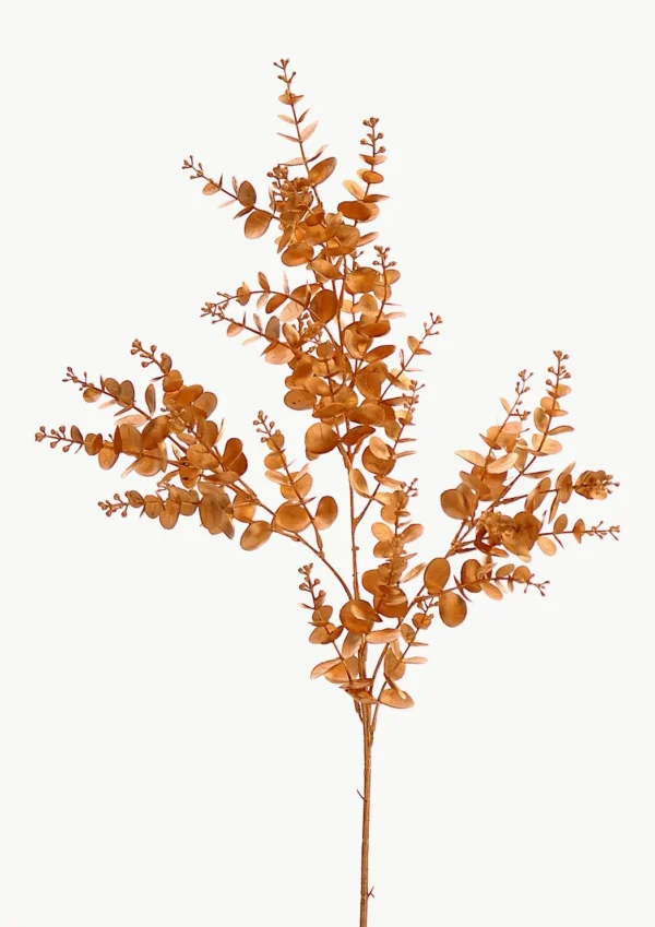 24/144-80cm Χρυσό κλαδί ευκαλύπτου με γκλίτερ