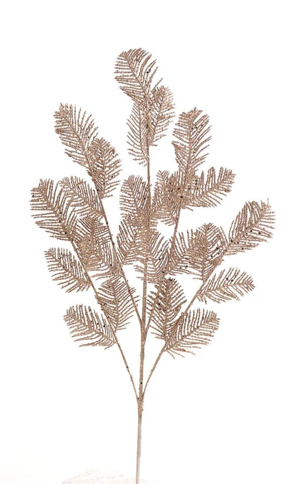 12/288-62cm Χρυσό κλαδί με φύλλα