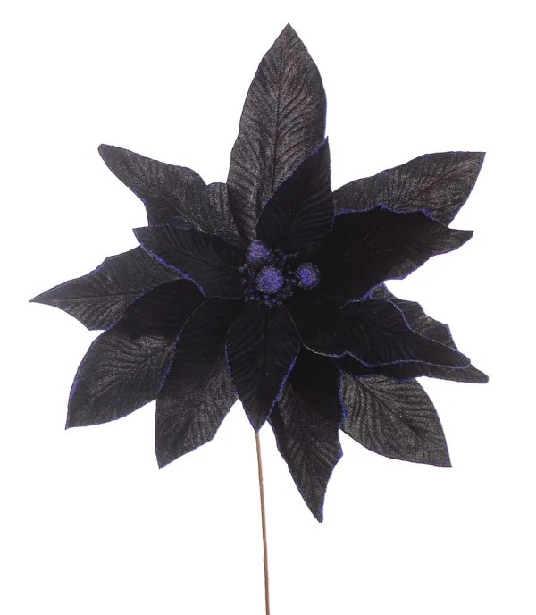 6/144-80cm Κλαδί με σκούρα μπλε αλεξανδρινή