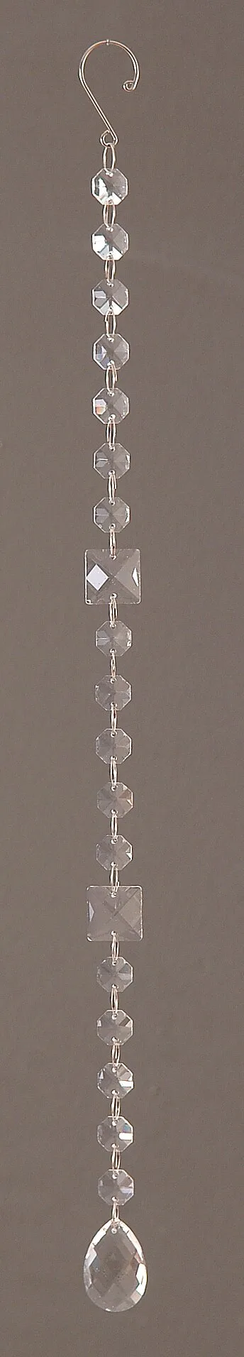 6/48-50cm Γυάλινος σταλακτίτης, διακοσμητικό