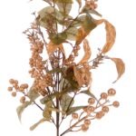 12/48-81cm Πράσινο κλαδί με πράσινα και χρυσά φύλλα