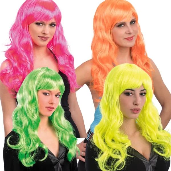 Περούκα Fluo Με Φράντζα