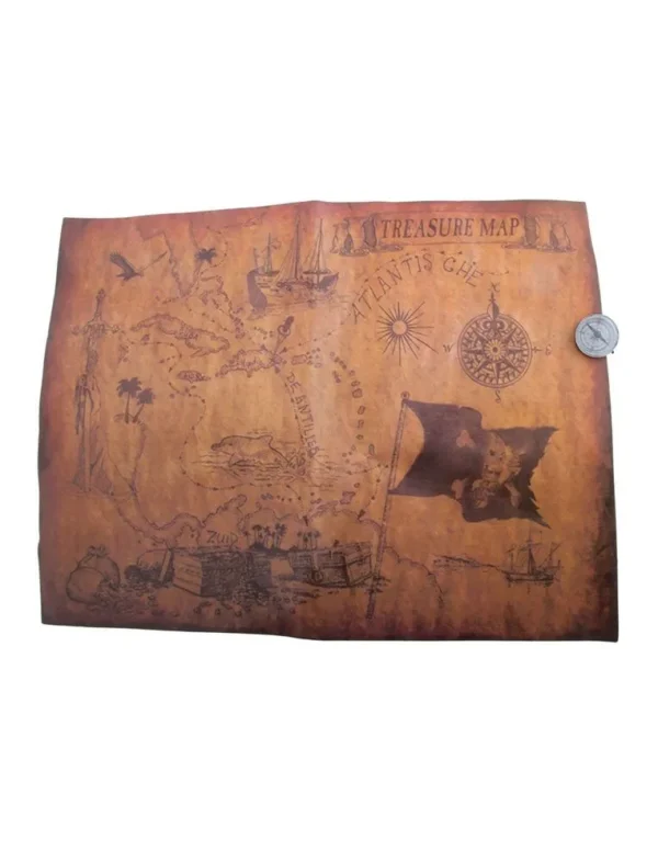 Χάρτης Θησαυρού Με Πυξίδα 19cm x 22cm