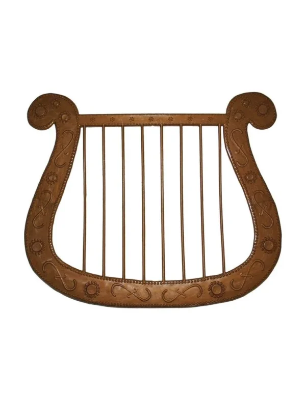 Αποκριάτικη Άρπα Χρυσή 28cm x 23cm