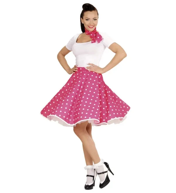 Στολή Polka 50’s Ροζ