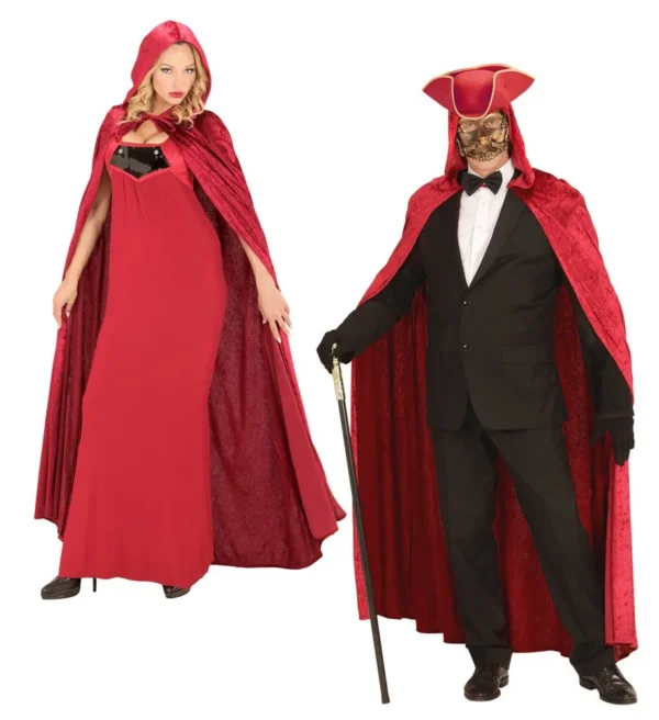 Κάπα Βελούδινη Κόκκινη Unisex