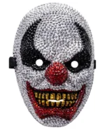 Μάσκα Clown Τρόμου Με Στρας Deluxe — φωτογραφία 2