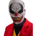 Μάσκα Clown Τρόμου Με Στρας Deluxe