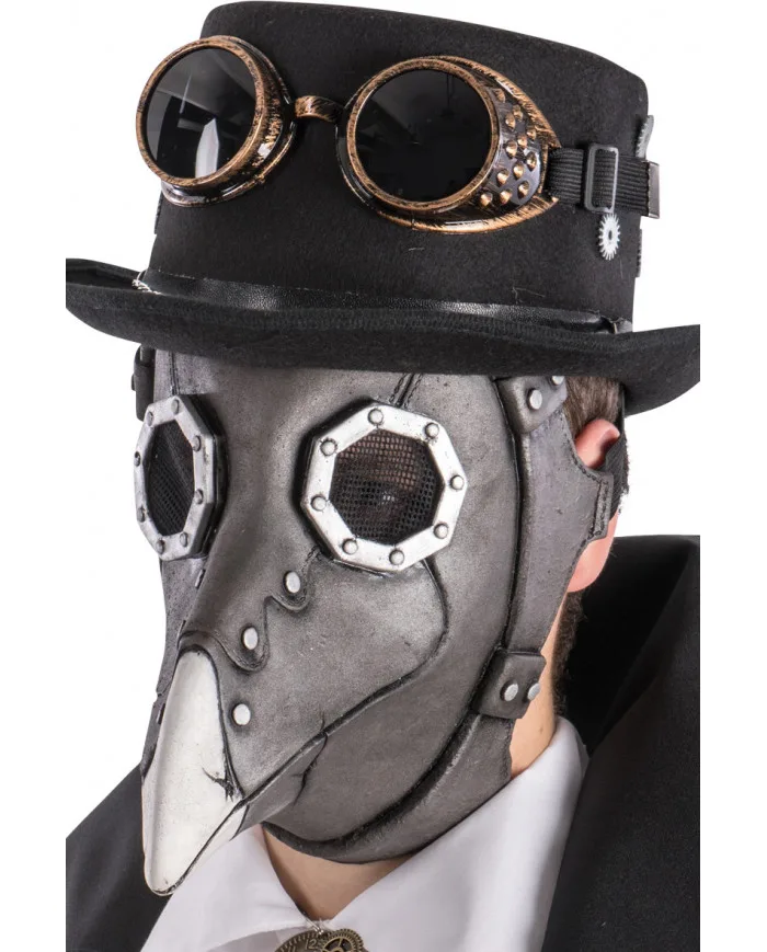 CA_01484_maska_latex_steampunk Μάσκα Λάτεξ Steampunk