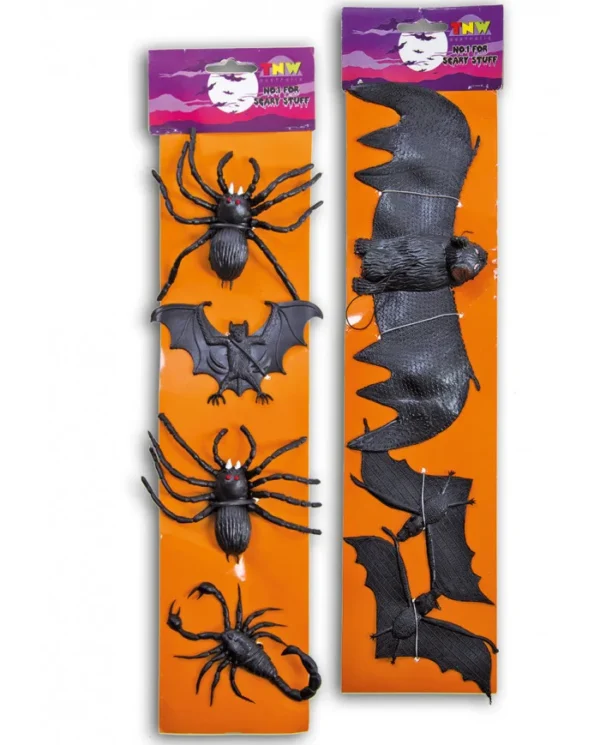 Διακοσμητικά Κρεμαστά Halloween (Νυχτερίδες,Αράχνες)