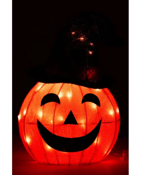 Διακοσμητική Κολοκύθα Halloween Με Φως 50cm