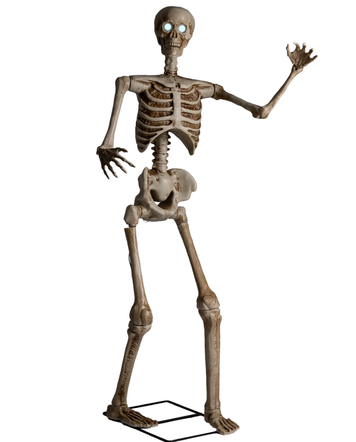 CA_19866_apokriatikos_skeletos_halloween_me_kinisi_kai_hxo Διακοσμητικός Σκελετός Με Ήχο & Κίνηση 160cm - Image 1