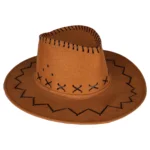 Καπέλο Cowboy Με Ραφές Σε Διάφορα Χρώματα