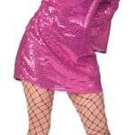 Στολή Φόρεμα Disco Pink Με Πούλιες