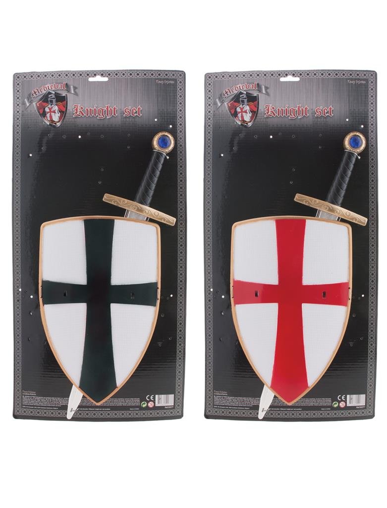 ES_52277_apokriatiko_set_ippoti_aspida_kai_spathi Σετ Ιππότη Με Ασπίδα & Σπαθί 40cm & 50cm - Image 1