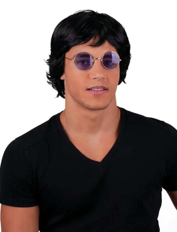 Περούκα Elton Aνδρική μαύρη