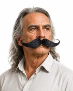Μουστάκι Μαύρο Γκρι