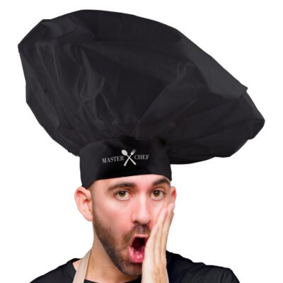 Καπέλο Μάγειρα Master Chef Μαύρο