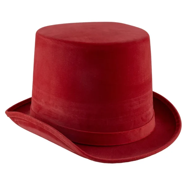 Καπέλο Ημίψηλο Κόκκινο Deluxe 15cm