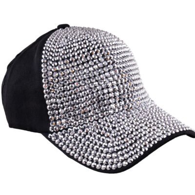 Καπέλο Disco Με Ασημί Strass