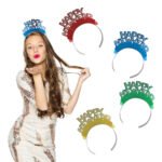 Στέκα Happy New Year Πολύχρωμες 25 τεμάχια
