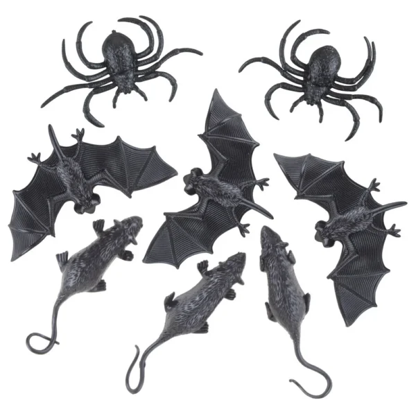 Διακοσμητικά Ζώα Halloween Σετ 8 Τμχ