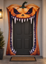 Διακοσμητικό Πόρτας Halloween Κολοκύθα 198cm - Image 2