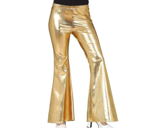Παντελόνι Disco Καμπάνα Χρυσό