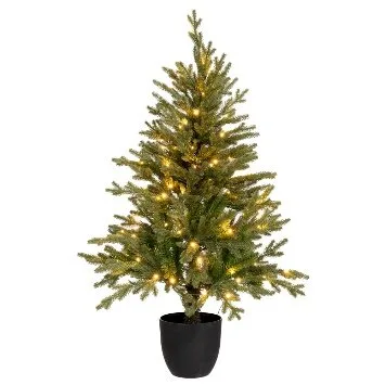 ΧΡ ΔΕΝΔΡΟ “PRE-LIT” ΜΕ ΚΑΣΠΩ 120ΕΚ ME 100 LED ΛΕΥΚΟ ΖΕΣΤΟ ΣΤΑΘΕΡΟ ΛΑΜΠΑΚΙ