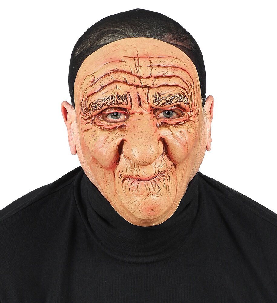 W_00832_apokriatiki_maska_latex_geros Μάσκα Latex Γέρος Half Face - Image 1