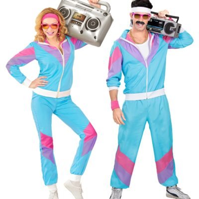 Στολή Γυμναστικής 80's Μπλε Unisex