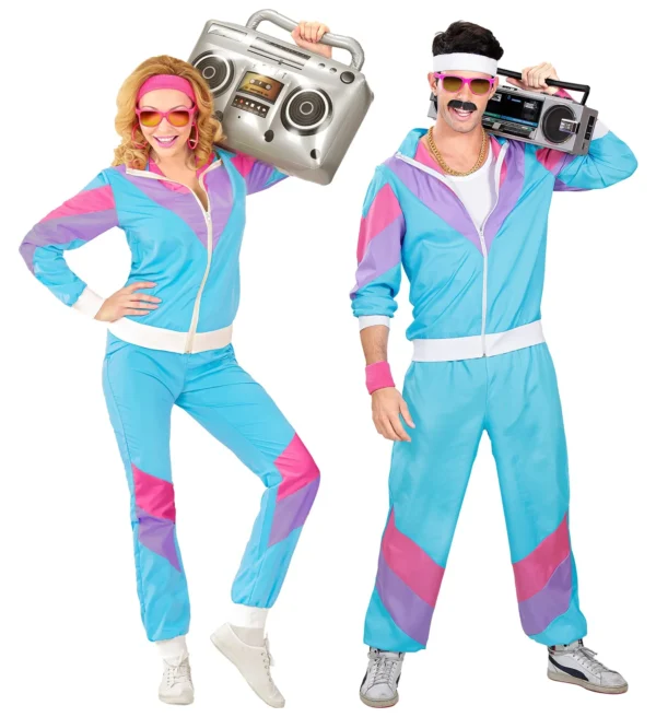 Στολή Γυμναστικής 80’s Μπλε Unisex