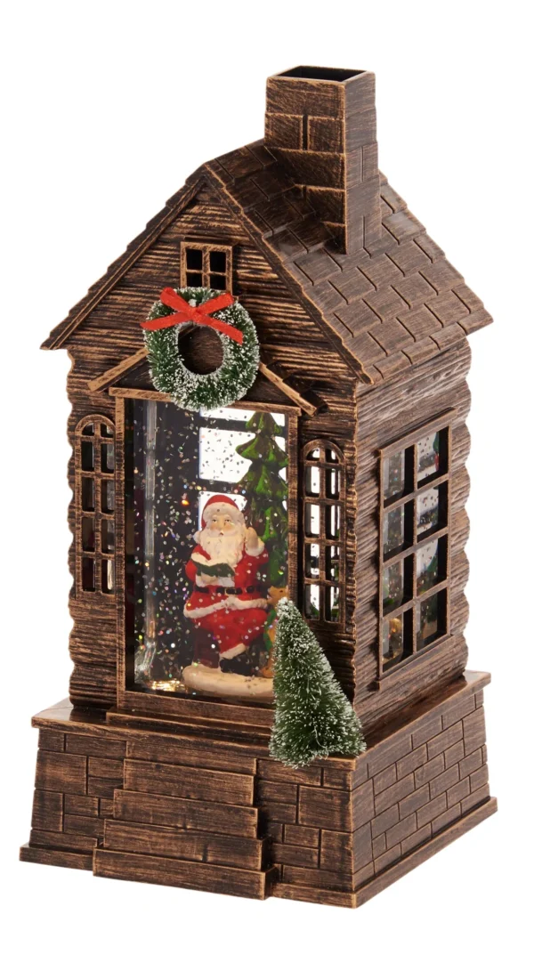 XMAS ΣΠΙΤΑΚΙ ΜΕ ΝΕΡΟ ΚΑΙ ΦΩΣ 12,6X12X25 ΕΚ